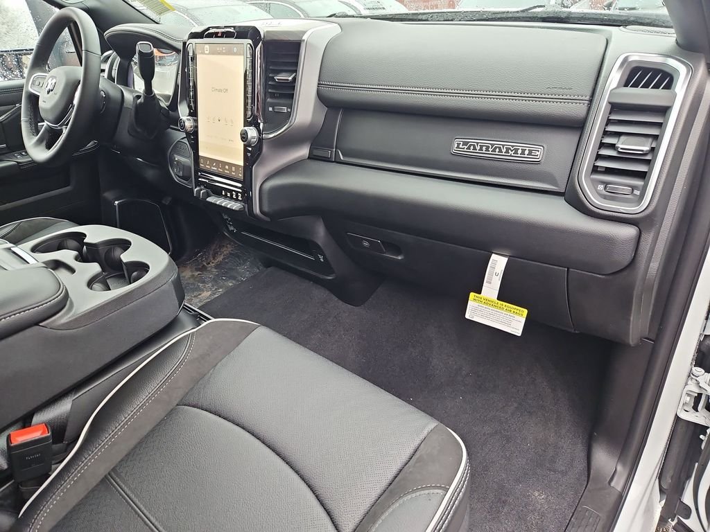 New 2026 Bright White Clear-Coat Exterior Paint RAM Laramie image 17