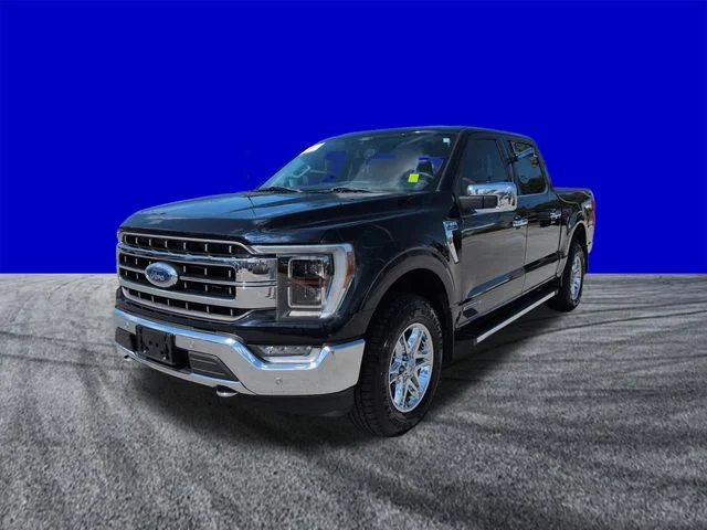 Used 2022 Blue Metallic Ford Lariat image 8