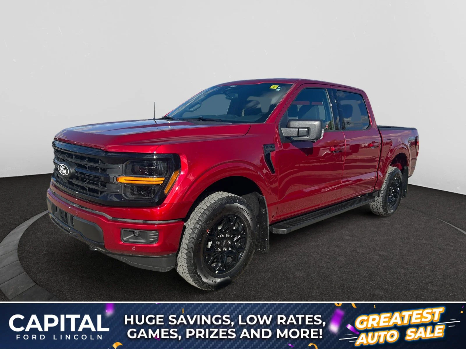 New 2026 Ruby Red Metallic Tinted Clearcoat Ford XLT image 1