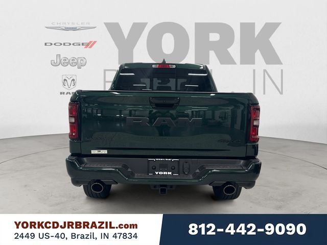 New 2026 Serrano-Green Metallic Exterior Paint RAM Laramie image 4