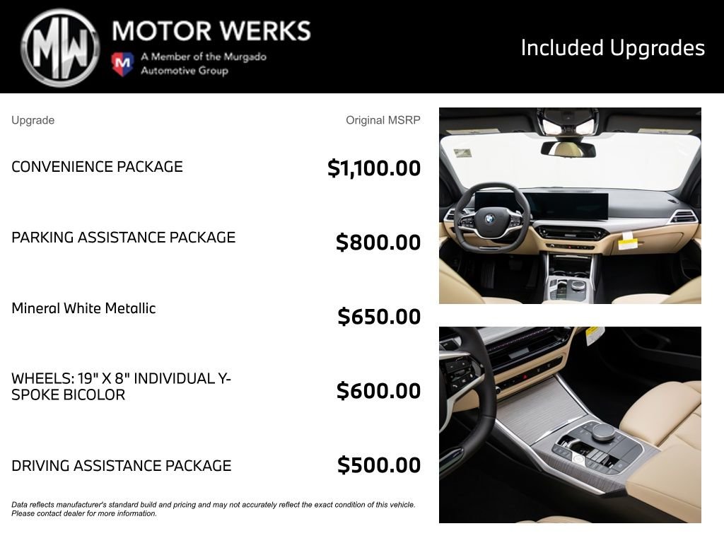 Certified Used 2026 Mineral White Metallic BMW 330i xDrive image 4