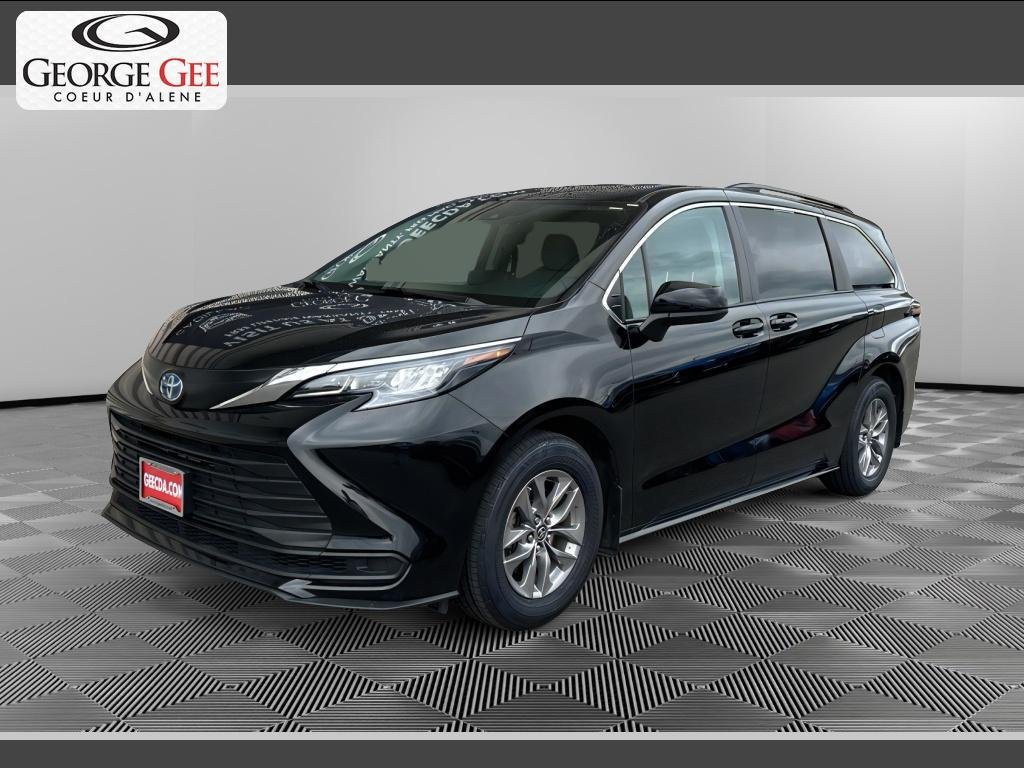Used 2024 Midnight Black Metallic Toyota LE image 1