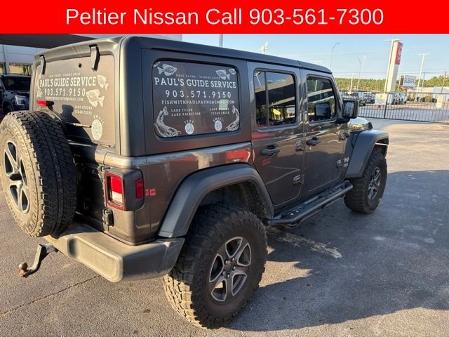 Used 2018 Gray Jeep Unlimited Sport S image 2