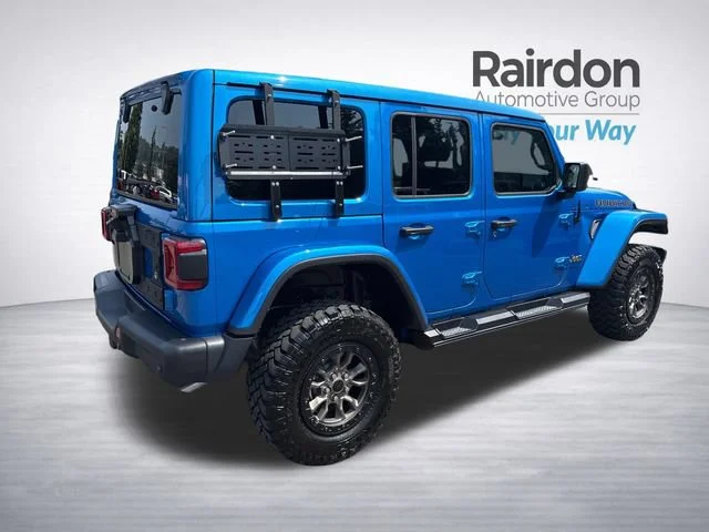 Used 2021 Hydro Blue Pearl Coat Jeep Unlimited Rubicon 392 image 7
