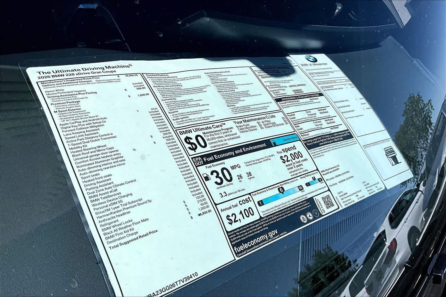 New 2026 Alpine White BMW 228 xDrive image 20