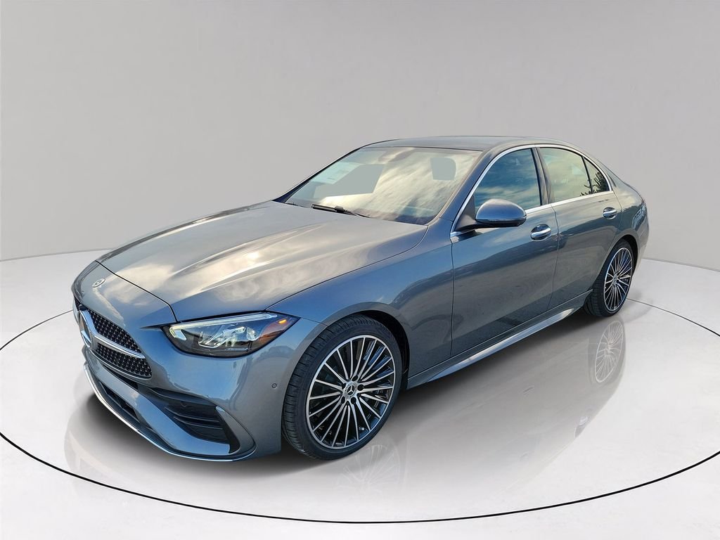 New 2026 Selenite Grey Metallic Mercedes-Benz C 300 image 3