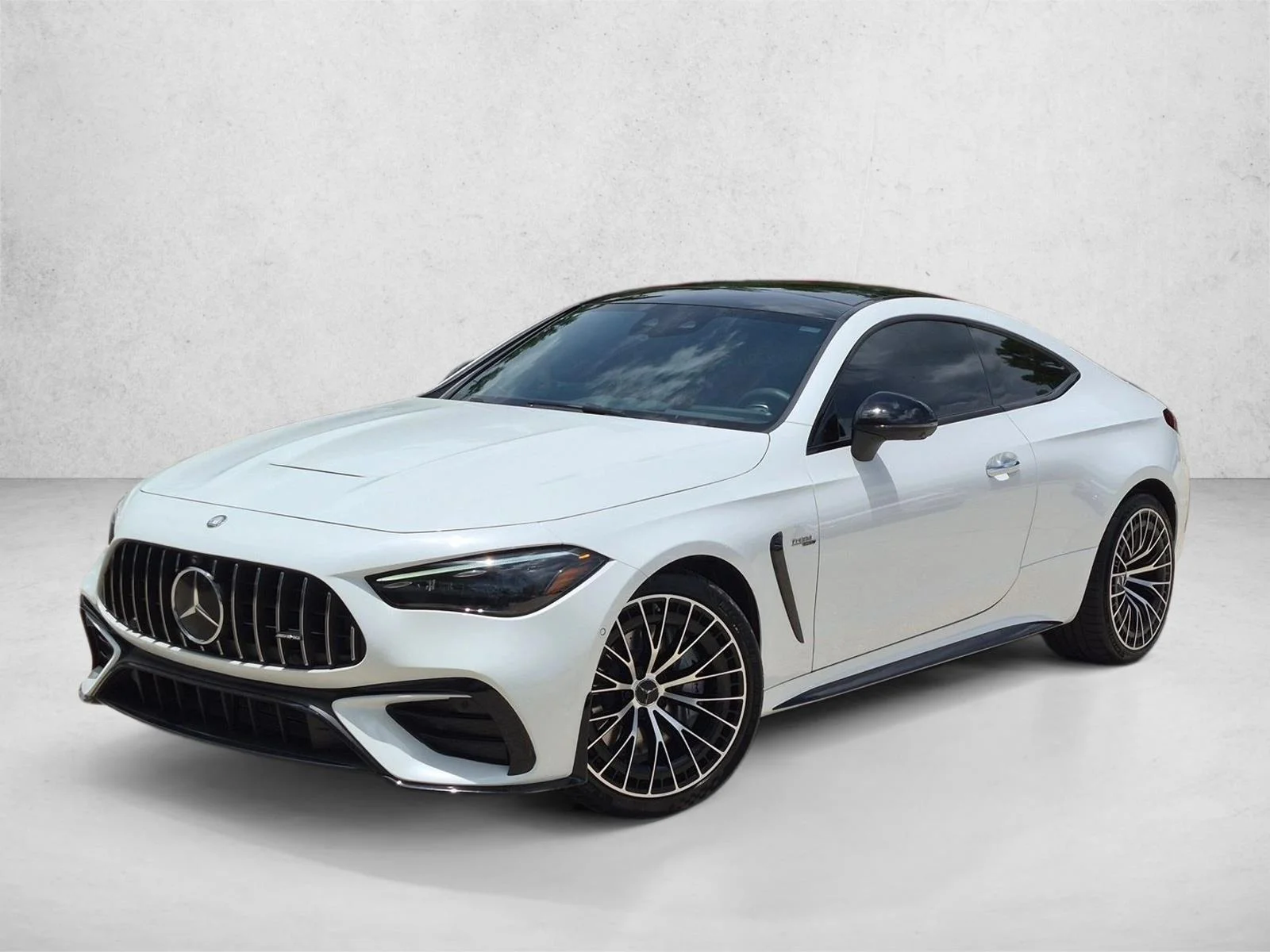 Used 2025 Manufaktur Moonlight White Metallic Mercedes-Benz AMG® CLE 53 image 1
