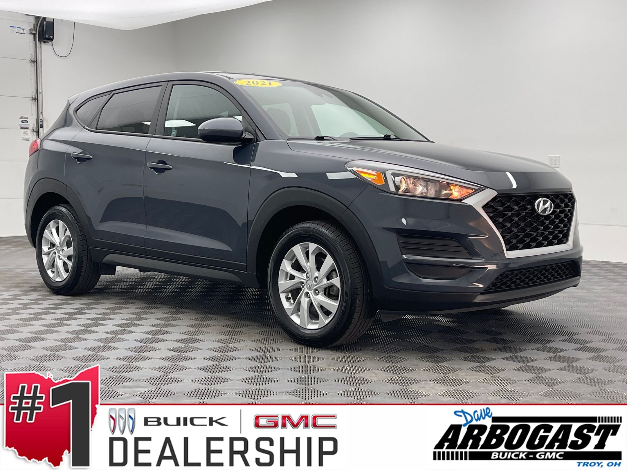 Used 2021 Dusk Blue Hyundai SE image 1