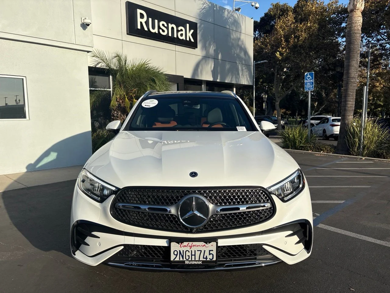 Certified Used 2024 White Mercedes-Benz 300 4MATIC® AMG Line image 2