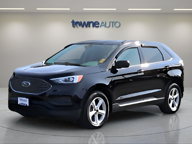 Used 2024 Black Metallic Ford SE image 2