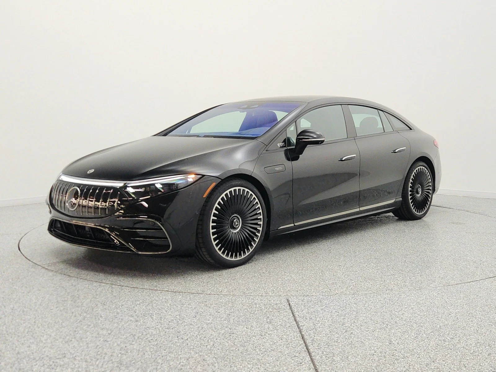 Used 2023 Obsidian Black Metallic Mercedes-Benz AMG® EQS 4MATIC+ Sedan image 1