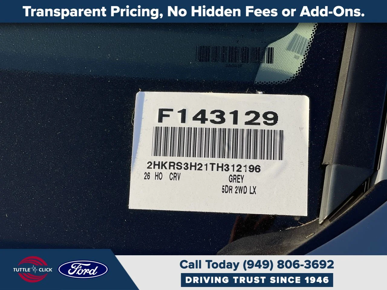 Used 2026 Gray Honda LX image 42