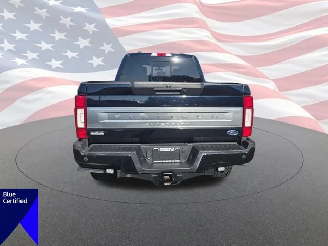 Used 2022 Blue Ford Platinum image 4