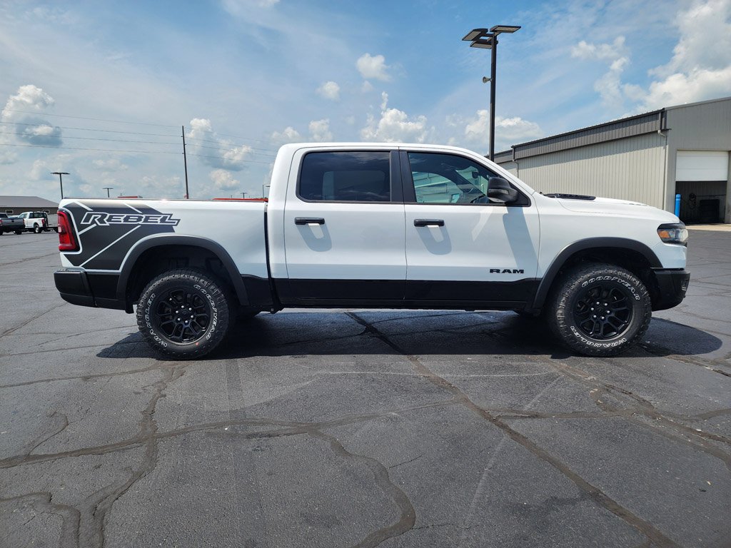 Used 2025 Bright White Clearcoat Ram Rebel image 4
