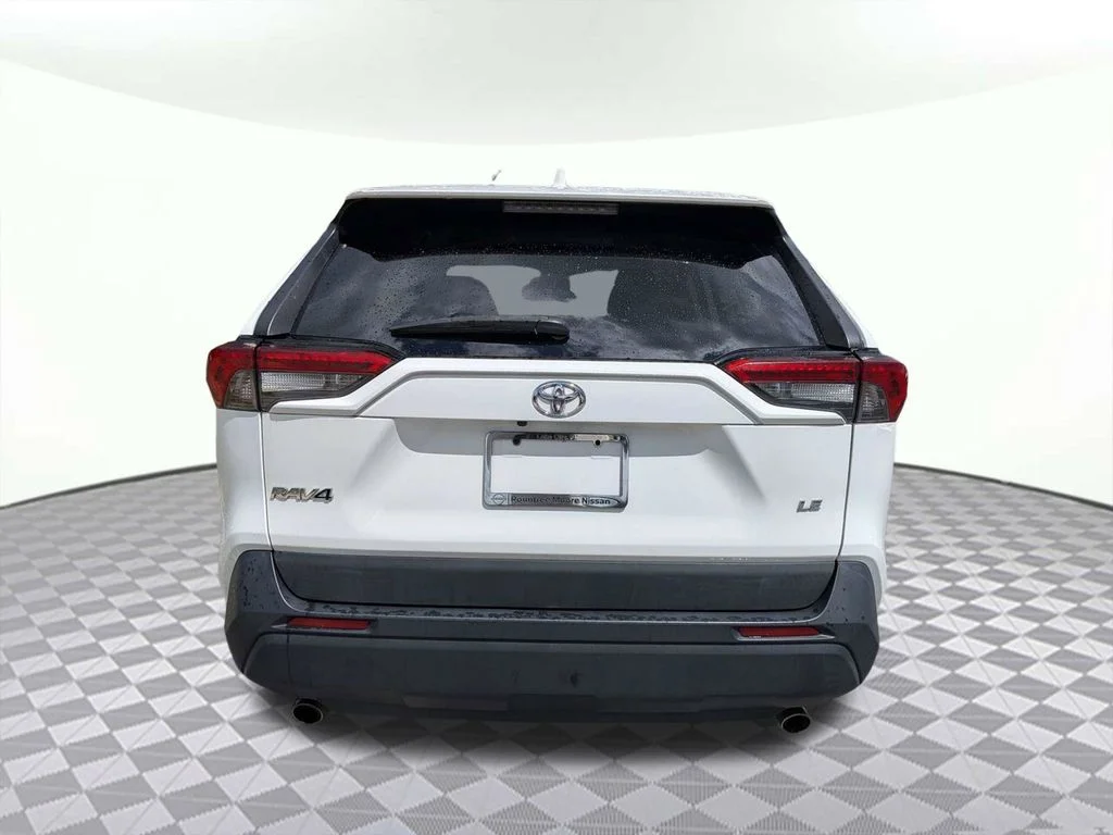 Used 2021 White Toyota LE image 4