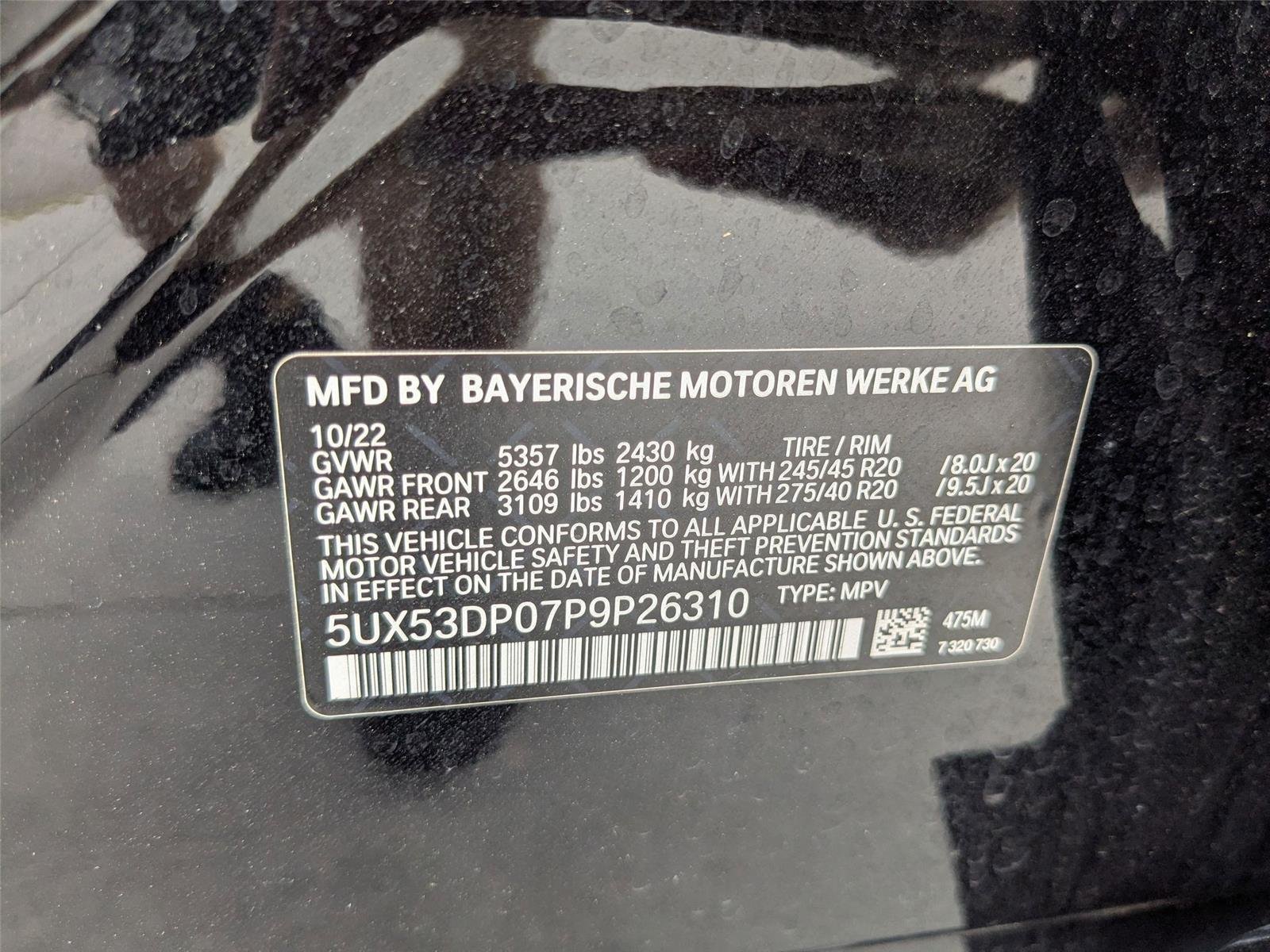 Used 2023 Black Sapphire Metallic BMW xDrive30i image 38