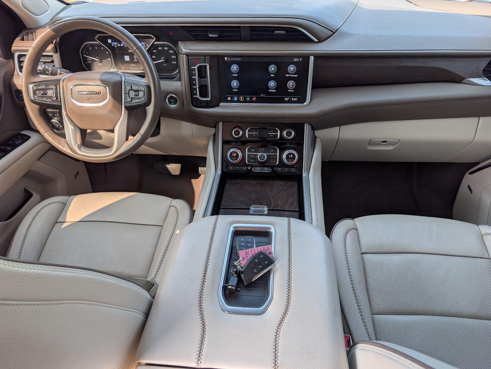 Used 2021 PEARL BEIGE METALLIC GMC Denali image 35