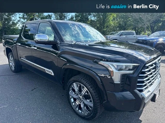 Used 2023 Midnight Black Metallic Toyota Capstone image 1
