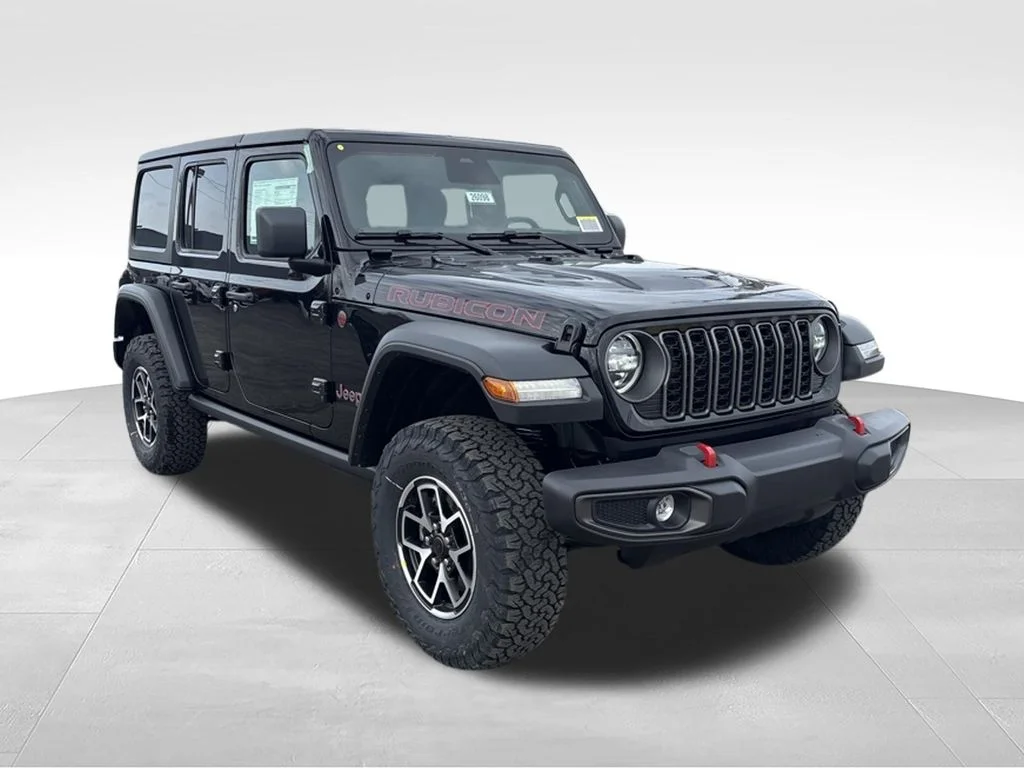 New 2026 Black Clear-Coat Exterior Paint Jeep Rubicon image 7