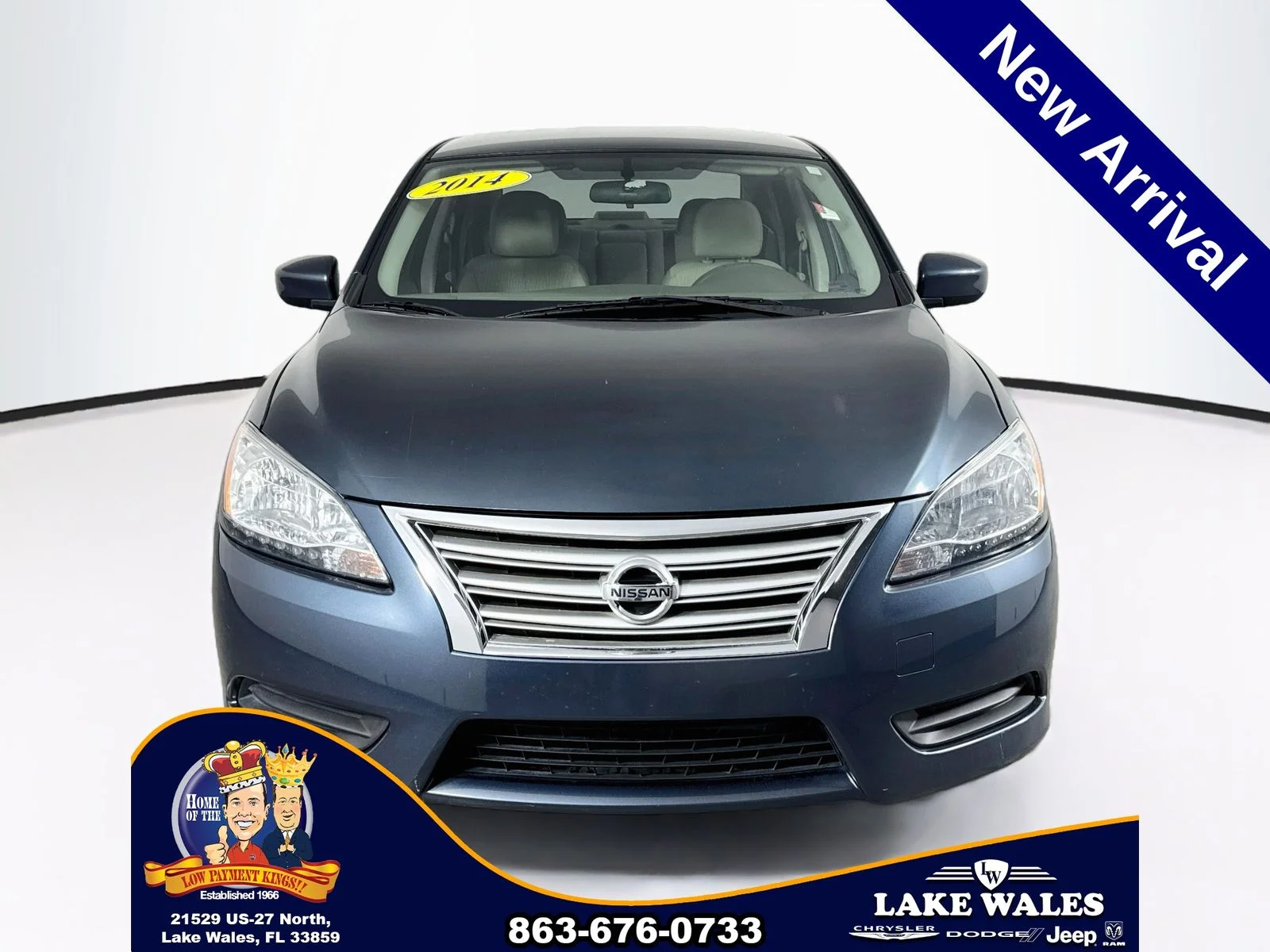 Used 2014 Nissan Sentra SV with VIN 3N1AB7AP9EY274641 for sale in Lake Wales, FL