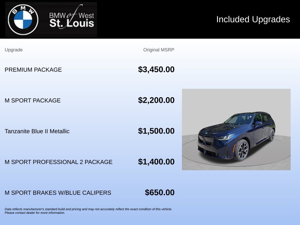 New 2026 Blue BMW 30 xDrive image 17