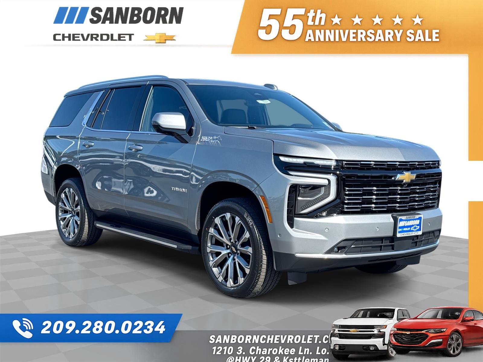 New 2026 Sterling Gray Metallic Chevrolet High Country image 1