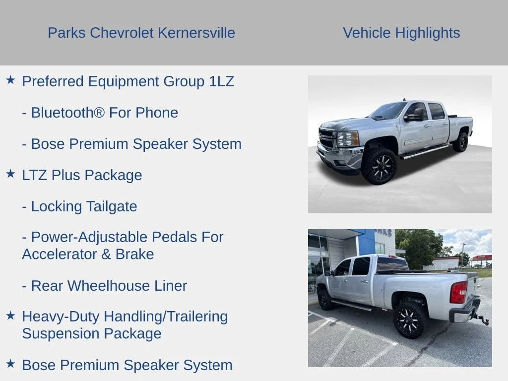 Used 2013 SILVER ICE METALLIC Chevrolet SRW LTZ image 16