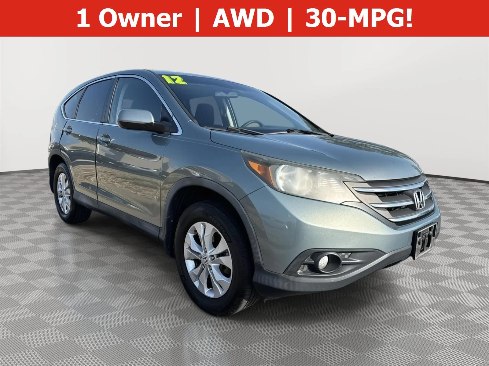 Used 2012 Opal Sage Metallic Honda EX image 1