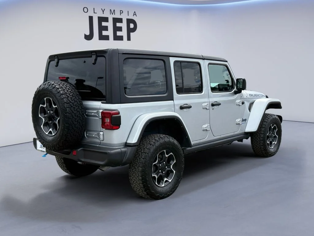 Used 2023 Silver Jeep Rubicon 4xe image 6