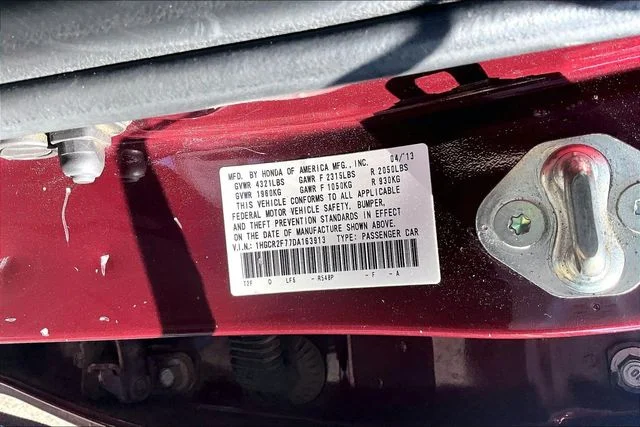 Used 2013 Basque Red Pearl II Honda EX image 32