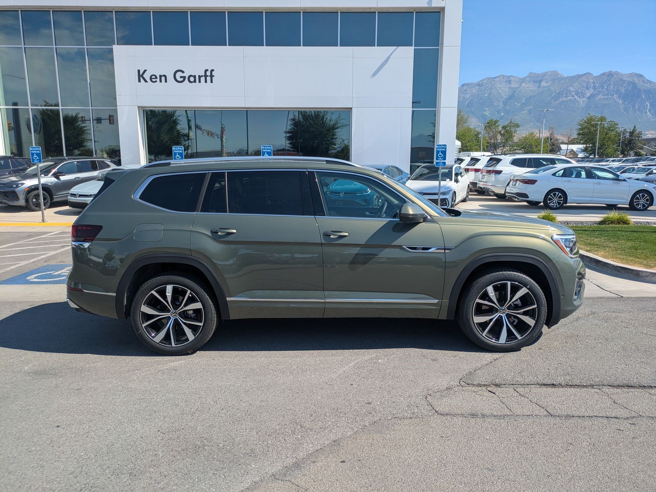 New 2026 Green Metallic Volkswagen 2.0T SEL Premium R-Line image 2