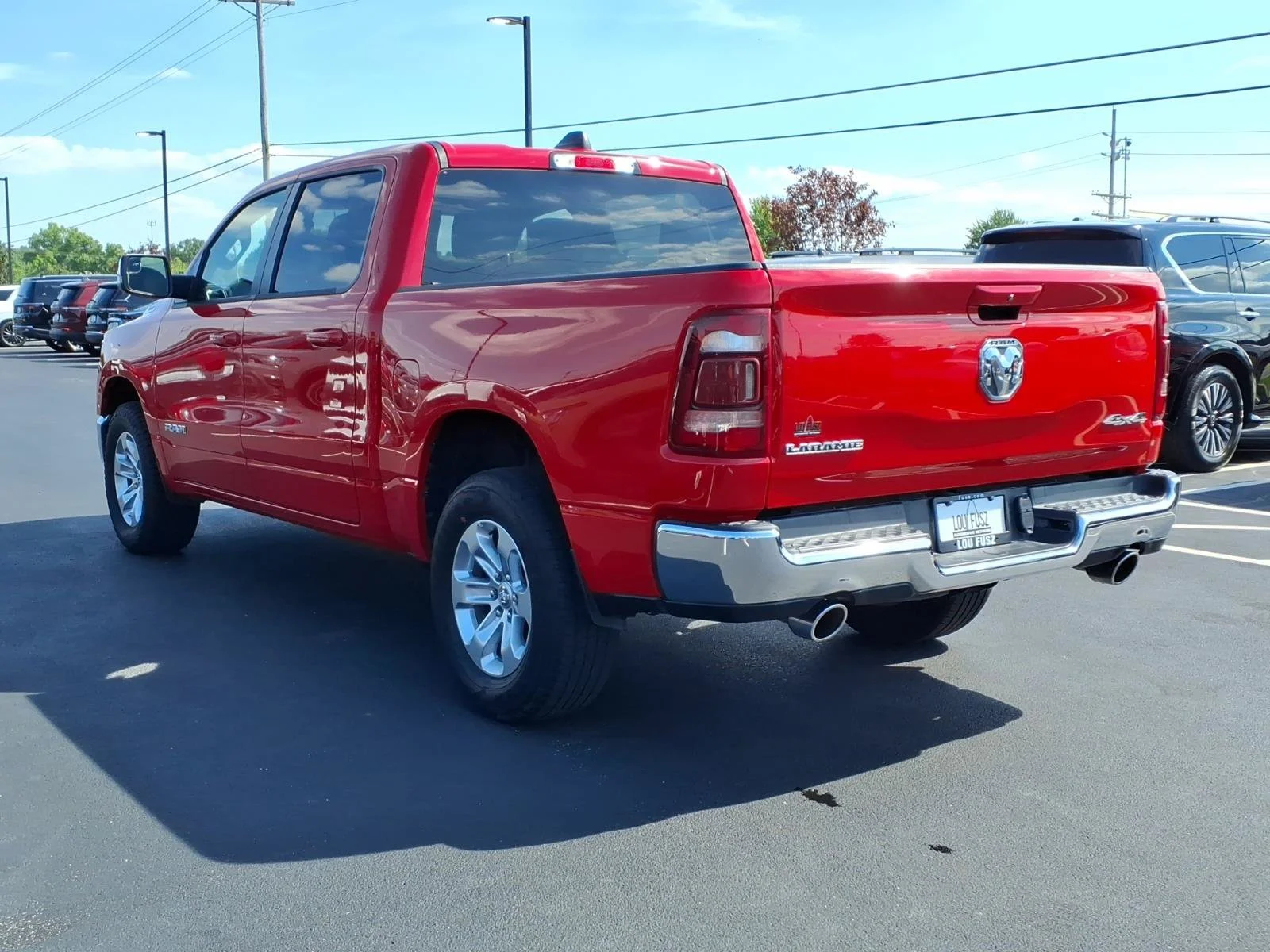 Used 2024 Flame Red Clearcoat Ram Laramie image 5