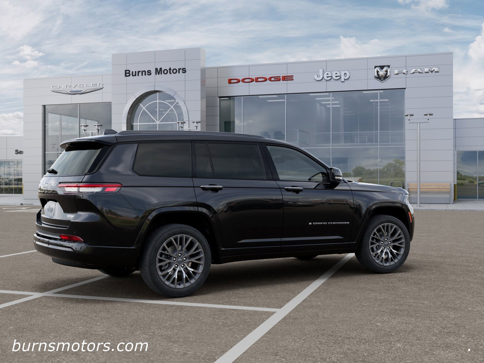 New 2026 Diamond Black Crystal Pearl-Coat Exterior Paint Jeep Summit image 4