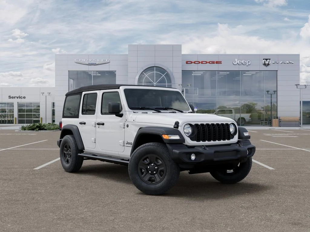New 2026 Bright White Clear-Coat Exterior Paint Jeep Sport image 5