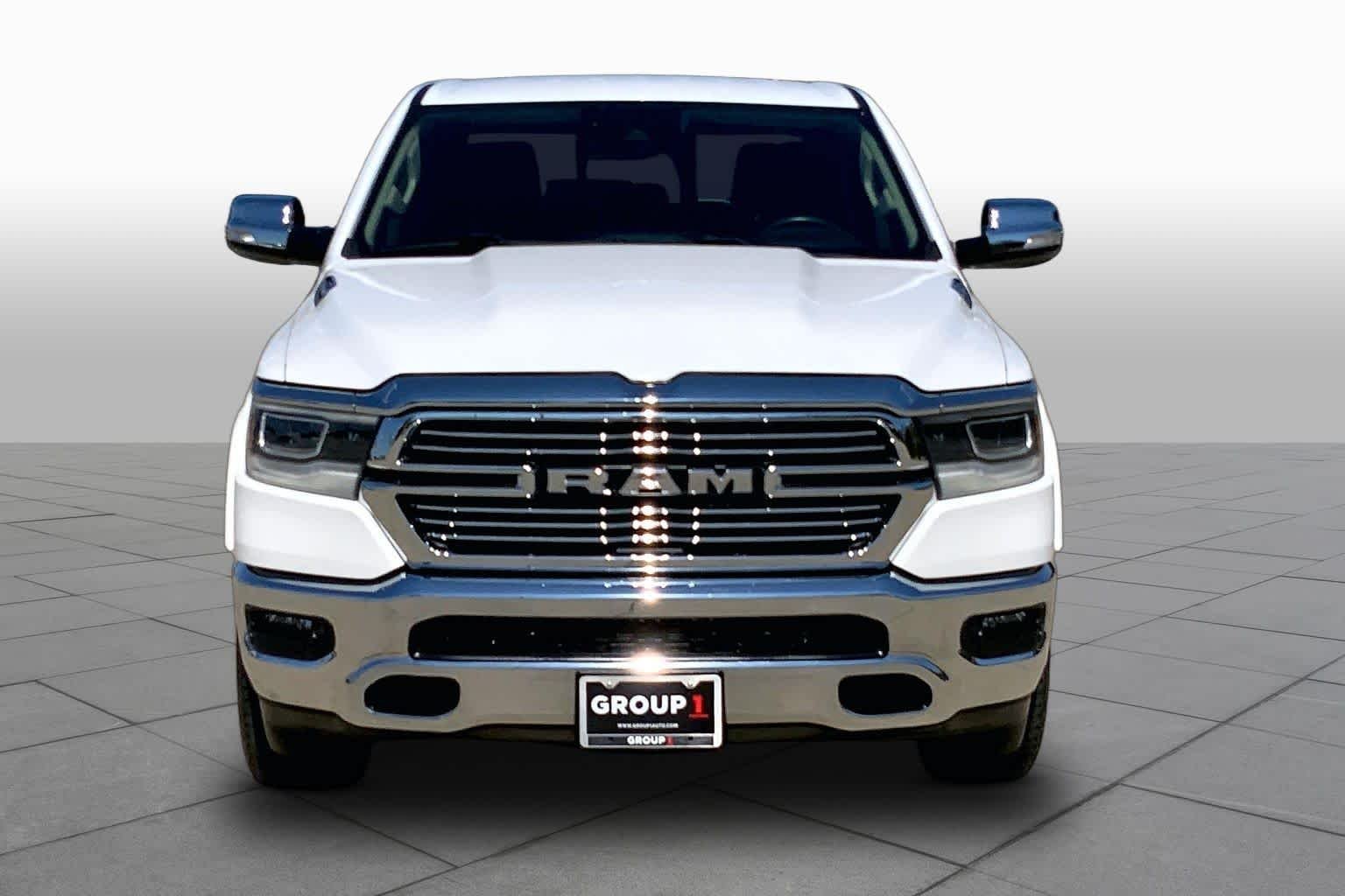 Used 2021 Bright White Clearcoat Ram Laramie image 4