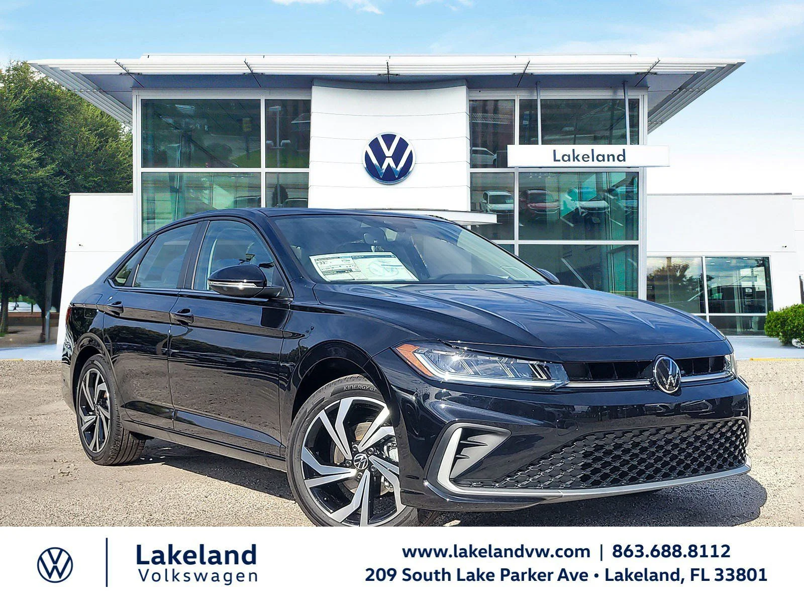 New 2026 Deep Black Pearl Volkswagen 1.5T SEL image 1