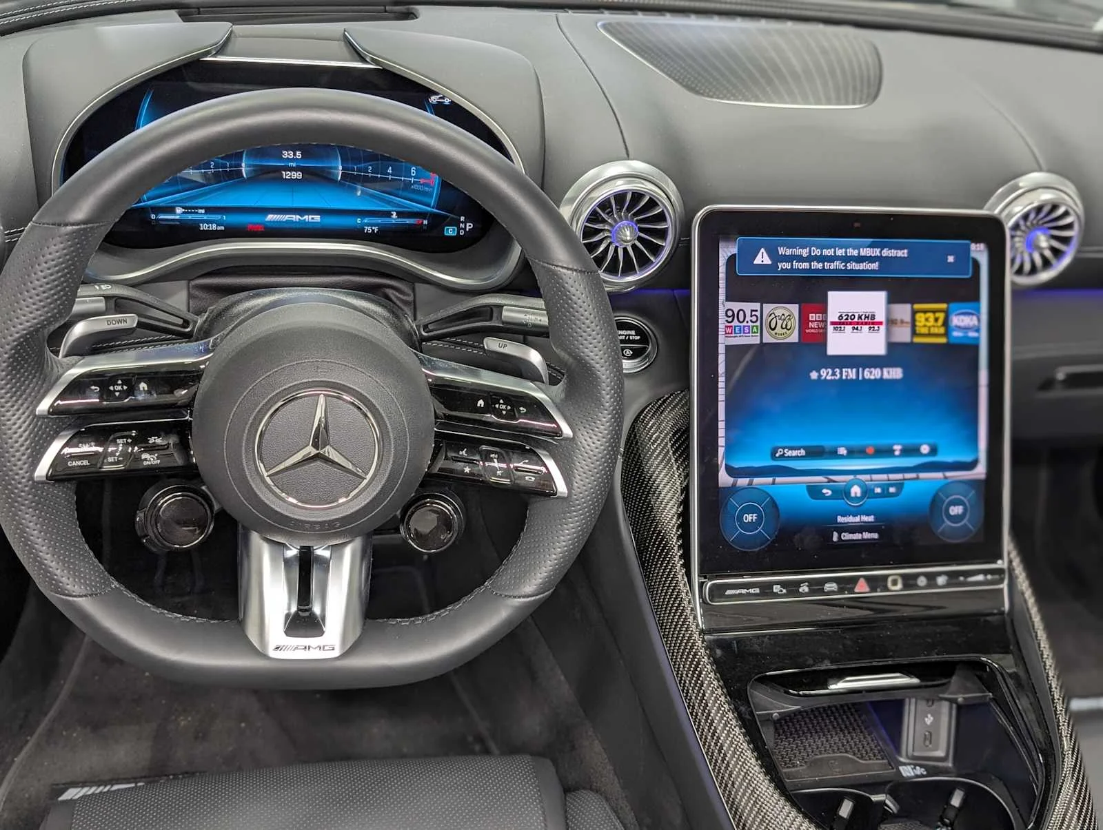 Used 2022 Obsidian Black Metallic Mercedes-Benz AMG® SL 63 image 6
