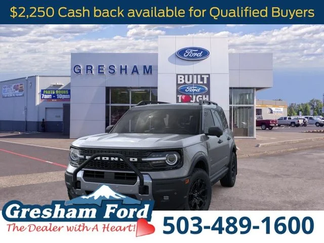 New 2026 Carbonized Gray Metallic Ford Outer Banks image 2