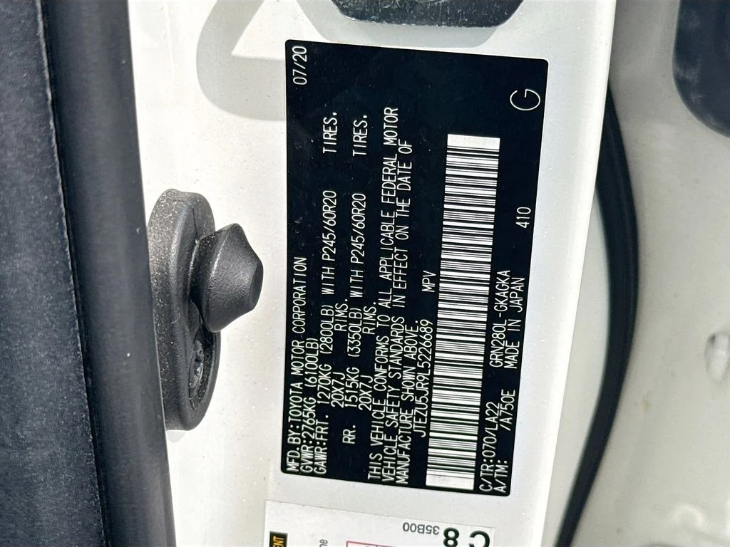 Used 2020 White Toyota Limited image 34