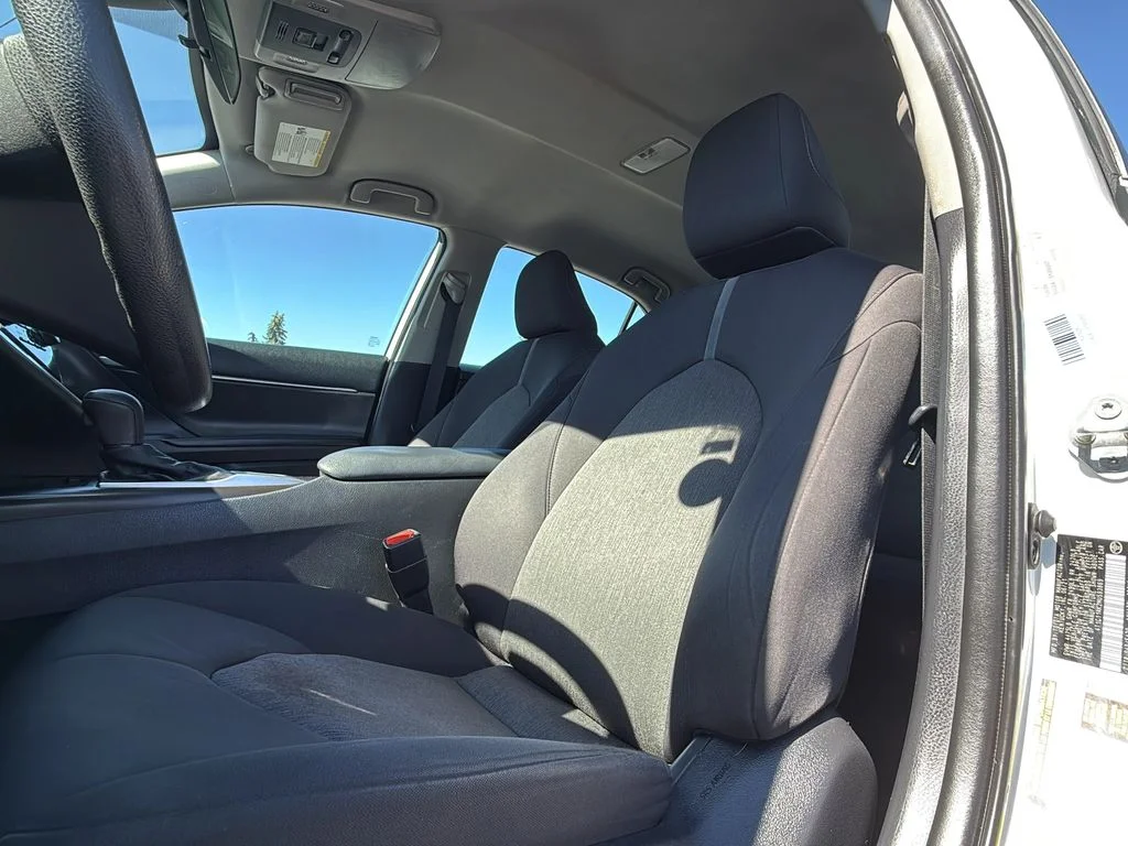 Used 2021 Super White Toyota LE image 12