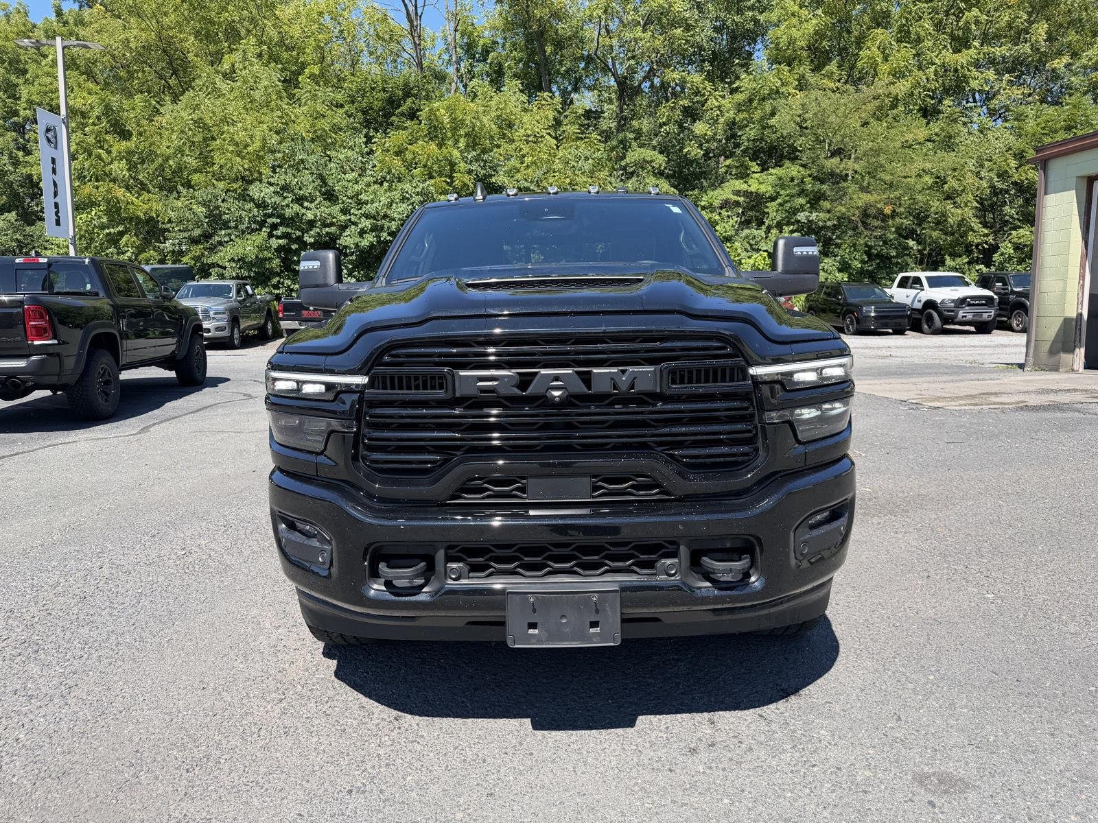 Used 2025 Diamond Black Crystal Pearlcoat Ram Laramie image 8