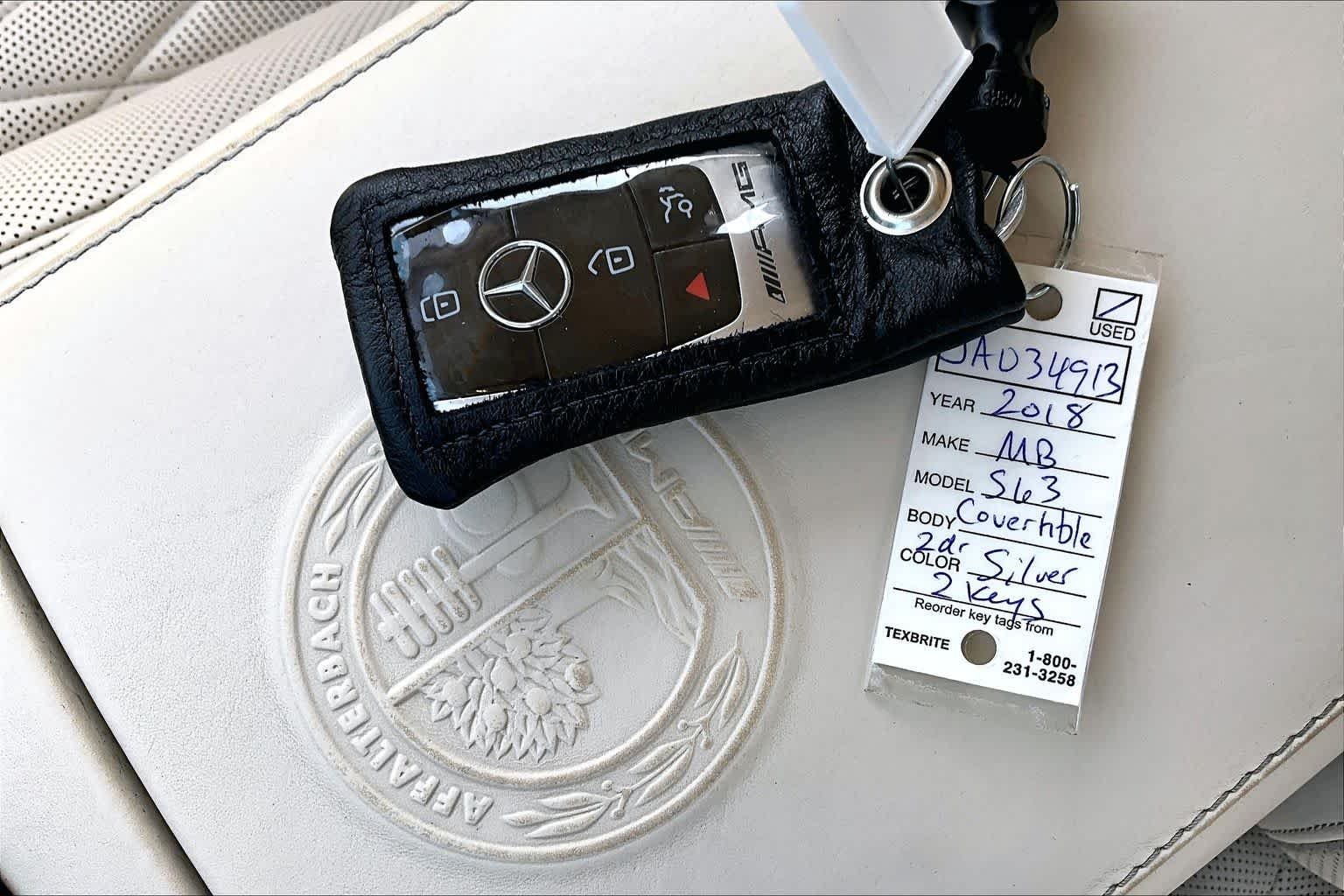 Used 2018 Diamond Silver Metallic Mercedes-Benz AMG® S 63 image 15