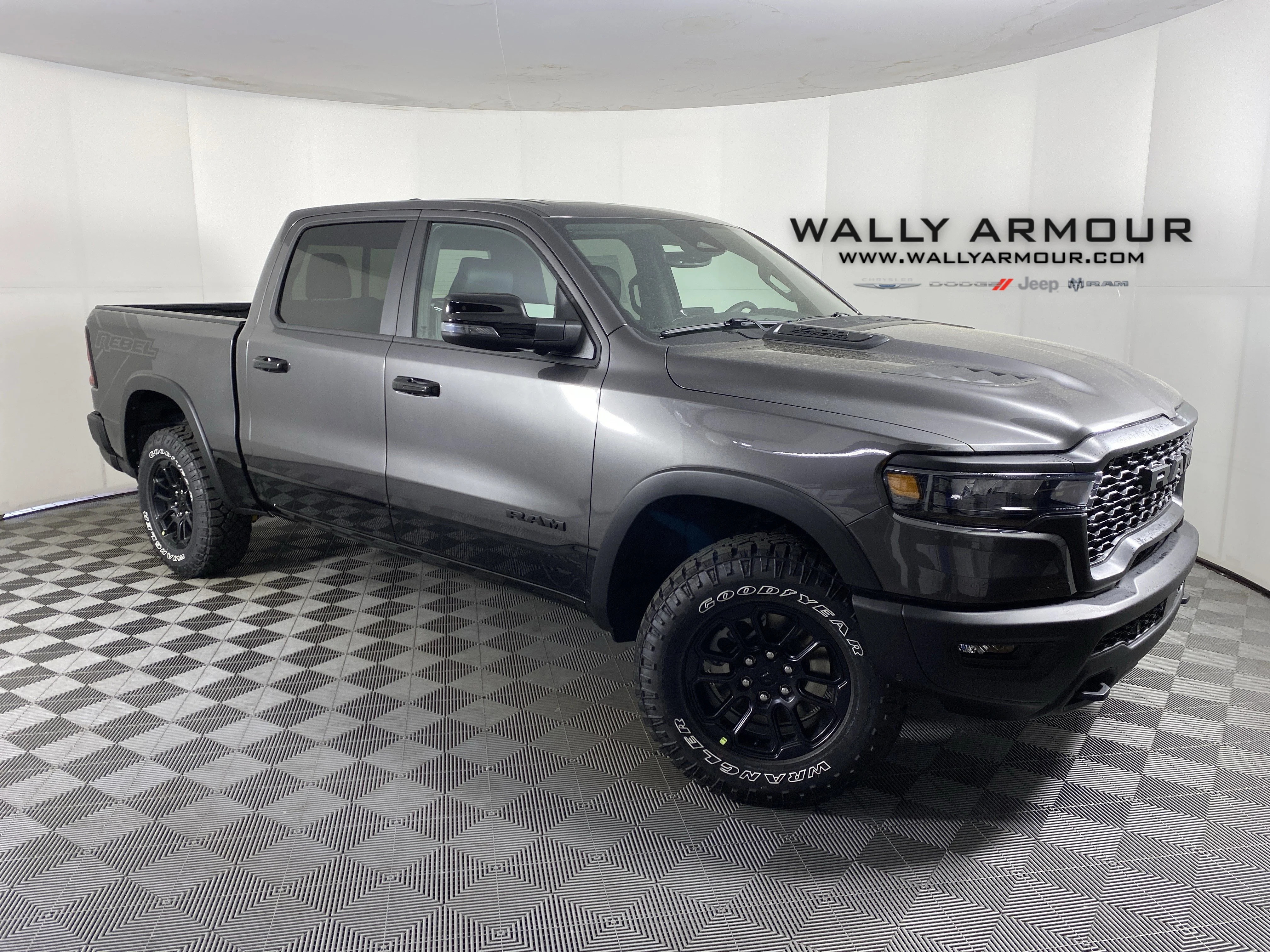 New 2026 Granite Crystal Metallic Clear-Coat Exterior Paint RAM Rebel image 1