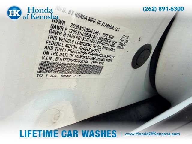 Used 2019 White Diamond Pearl Honda EX-L image 4