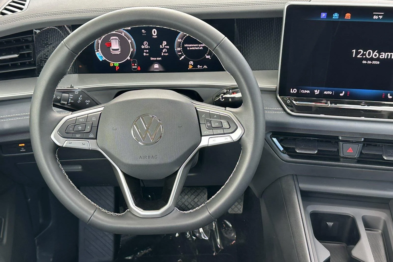 New 2026 Platinum Gray Metallic Volkswagen SE image 14