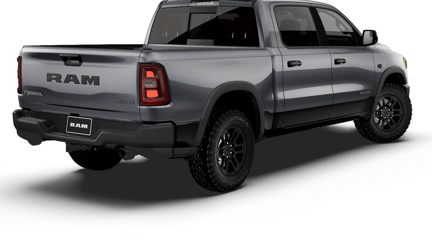 New 2027 Granite Crystal Metallic Clear-Coat Exterior Paint RAM REBEL image 2