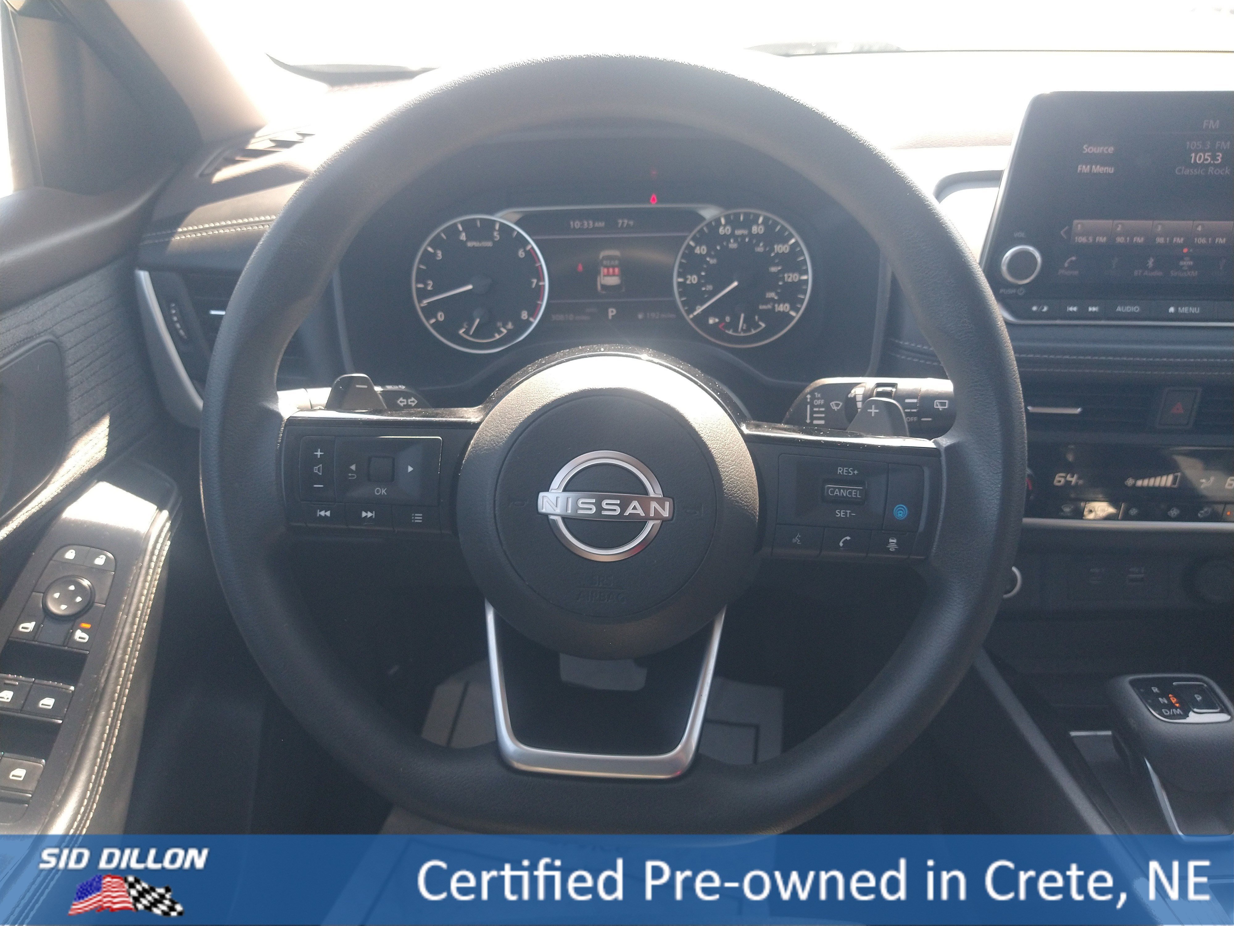 Used 2023 Super Black Nissan SV image 2