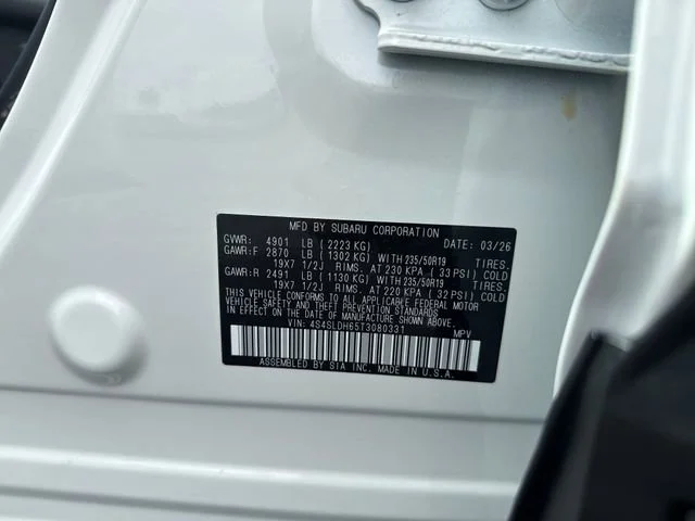 New 2026 Crystal White Pearl Subaru Sport image 19