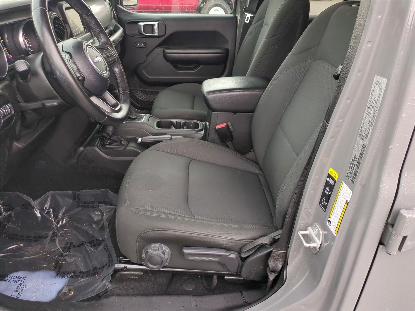 Used 2021 Granite Crystal Metallic Clearcoat Jeep Unlimited Sport S image 17