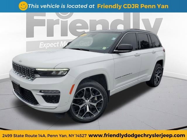 Used 2024 White Jeep Summit Reserve image 1